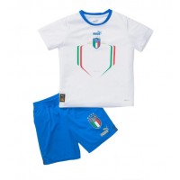 Italia Fotballklær Bortedraktsett Barn 2022 Kortermet (+ korte bukser)